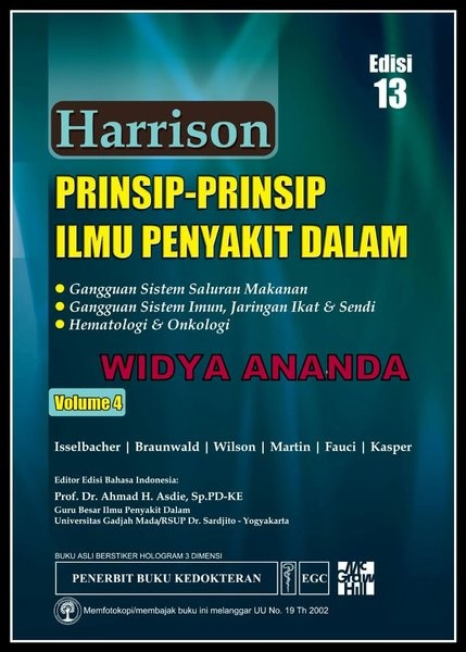Harrison Prinsip-Prinsip Ilmu Penyakit Dalam